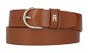 Tommy Hilfiger Γυναικεία Δερμάτινη Ζώνη Essential Effortless 3.5 AW0AW16837 GB8 Ταμπά