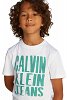 Calvin Klein Παιδικό T-Shirt Για Αγόρια IB0IB02459 YAF Λευκό