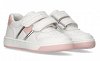 Tommy Hilfiger Kids Flag Low Cut Velcro Sneaker T1A9-32957-1355 X134 Λευκό/Ροζ