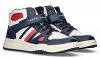Tommy Hilfiger High Top Lace-Up/Velcro Sneaker T3B9-33108-1355 Y859 Μπλέ