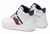 Tommy Hilfiger Kids High Top Lace Sneaker T3X9-33121-1355 A473 Λευκό