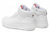 Tommy Hilfiger High Top Lace Sneaker T3X9-33122-1355 530 White