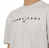 Tommy Hilfiger Ανδρικό T-Shirt Linear Logo DM0DM20744 PJ4 Γκρι