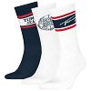 Tommy Hilfiger Σετ 3 Ζευγάρια Ψηλές Κάλτσες 701236471 001 Λευκό