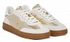 Tommy Hilfiger Γυναικείο Δερμάτινο Sneaker FW0FW09026 0HT Εκρού/Χρυσό