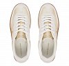 Tommy Hilfiger Γυναικείο Δερμάτινο Sneaker FW0FW09026 0HT Εκρού/Χρυσό