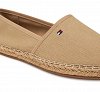 Tommy Hilfiger Γυναικείες Εσπαντρίγιες Flag Canvas Espadrille FW0FW08541 AB3 Μπεζ