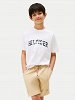 Tommy Hilfiger Παιδικό T-Shirt Για Αγόρια KB0KB09726 YBR Λευκό