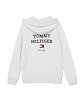Tommy Hilfiger TH Logo Full Zip Hoodie KB0KB08710 P1N New Light Grey Heather