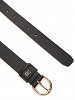 Tommy Hilfiger Γυναικεία Δερμάτινη Ζώνη Essential Effortless 2.5 AW0AW16836 BDS Μαύρο