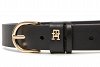 Tommy Hilfiger Γυναικεία Δερμάτινη Ζώνη Essential Effortless 2.5 AW0AW16836 BDS Μαύρο