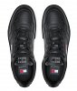 Tommy Hilfiger Ανδρικό Δερμάτινο Sneaker EM0EM01443 BDS Μαύρο
