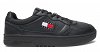 Tommy Hilfiger Ανδρικό Δερμάτινο Sneaker EM0EM01443 BDS Μαύρο