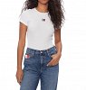 Tommy Hilfiger Γυναικείο T-Shirt Slim Badge Rib Tee DW0DW17881 YBL Λευκό