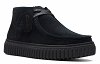 Clarks Ανδρικό Casual Μποτάκι Torhill Hi 26173664 Black Suede