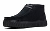 Clarks Ανδρικό Casual Μποτάκι Torhill Hi 26173664 Black Suede