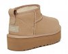 Ugg Kid's Classic Ultra Mini Platform 1157791K SAN Μπεζ