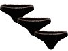 Tommy Hilfiger 3Pack Bikini UW0UW04711 0R7 Black
