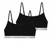 Tommy Hilfiger 2 Pack Bralette UW0UW05528 0R7 Μαύρο