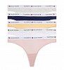 Tommy Hilfiger 5-Pack Essential Logo Waistband Thongs UW0UW05932 0WO pink/grey/val or/navy/white