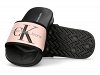 Calvin Klein Kids Logo Print Pool Slide V3A0-80528-1172 X966 Pink/Black