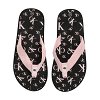 Calvin Klein Kids Logo Print Flip Flop V3A8-80520-0058 302 Pink