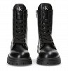 Calvin Klein Lace-Up Bootie V3X5-81096-1355 999 Μαύρο