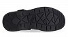 Clarks Ανδρικό Δερμάτινο Σανδάλι Walkford Fish 26171793 Black Tumbled