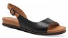 Jana 100% Comfort Γυναικείο Flat Πέδιλο 8-28160-42 001 Μαύρο