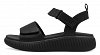 Jana 100% Comfort Γυναικείο Flat Πέδιλο 8-28765-44 001 Μαύρο