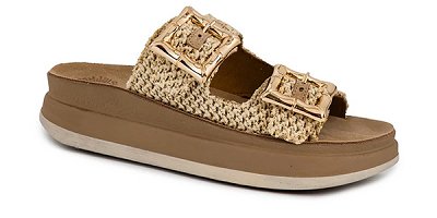 Fantasy Sandals Γυναικεία Πέδιλα S1111 Bamboo Μπεζ