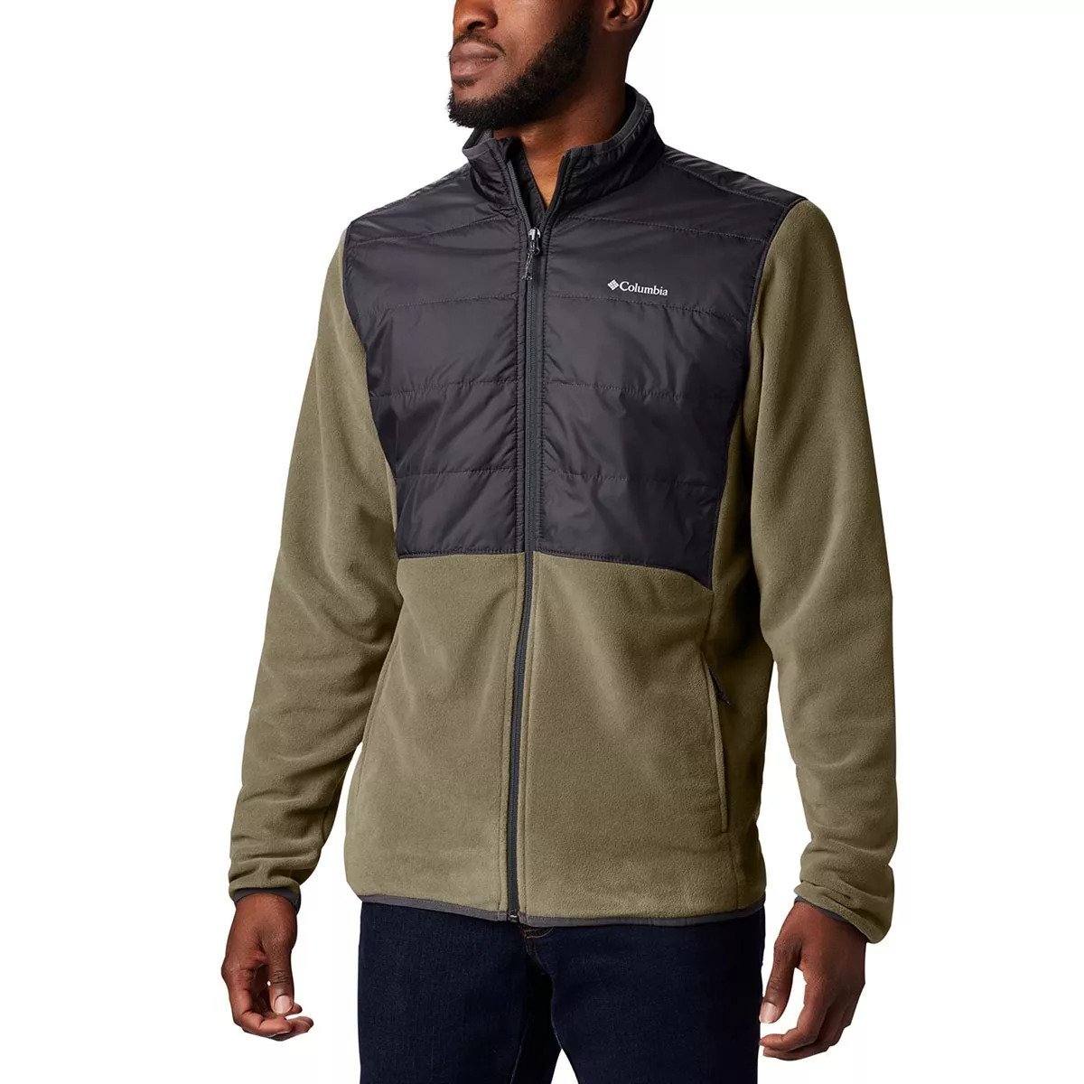 columbia full zip fleece jacket