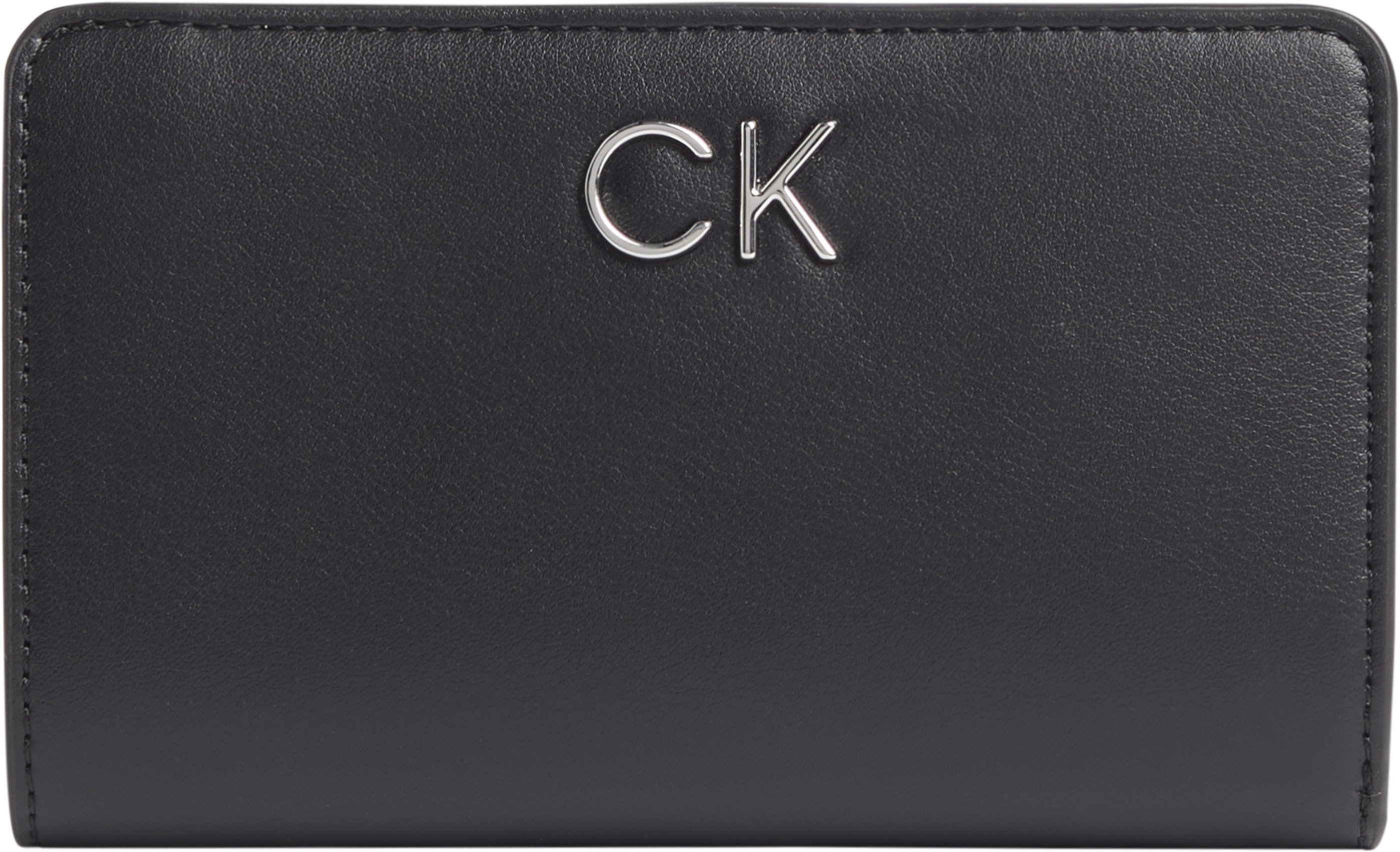 Calvin Klein RE-LOCK BIFOLD FRENCH WALLET - Wallet - cognac