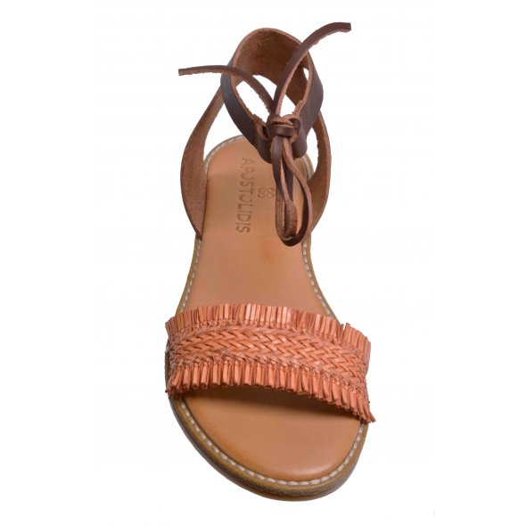 Apostolidis Shoes Sandals 940 Brown/Aragosta