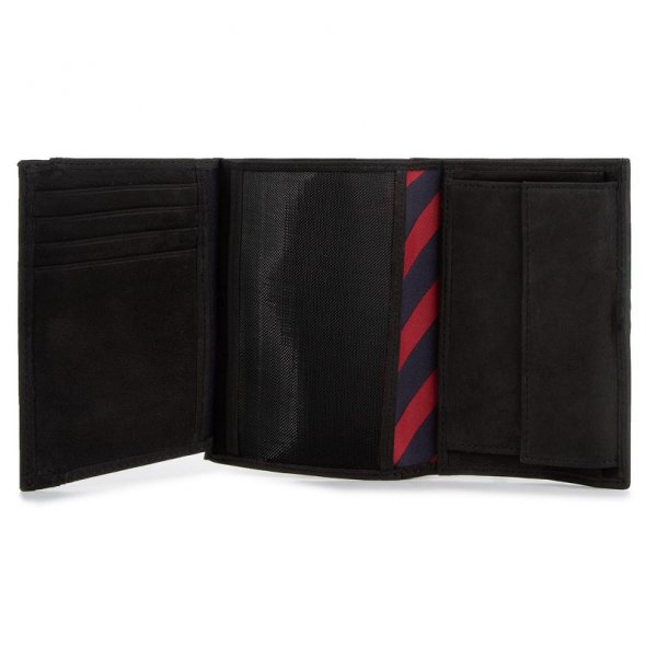 Tommy Hilfiger Johnson N/S Wallet W/Coin Pocket AM0AM00664 002 Μαύρο