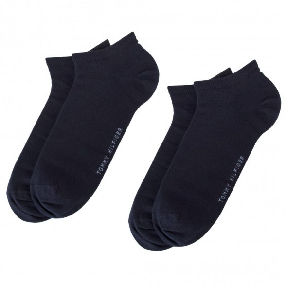 Tommy Hilfiger Set 2 pairs Mens Low Socks 342023001 322 Dark Navy