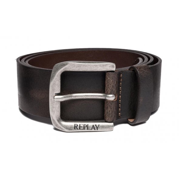 Replay Leather Belt AM2453.000 A3001E 128 Brown