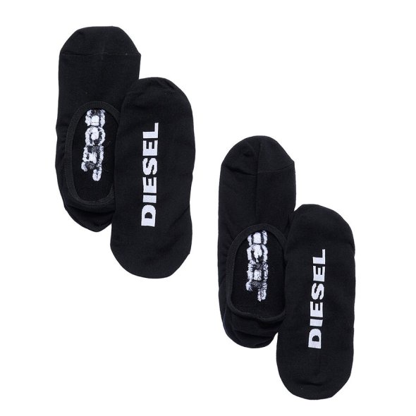 Diesel SKM-Hidepat Twopack Socks 00SOMG-0LDAZ-E1350 Black