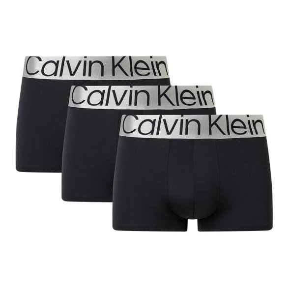 Calvin Klein 3Pack Microfiber Low Rise Trunks 000NB3074A 7V1 Black