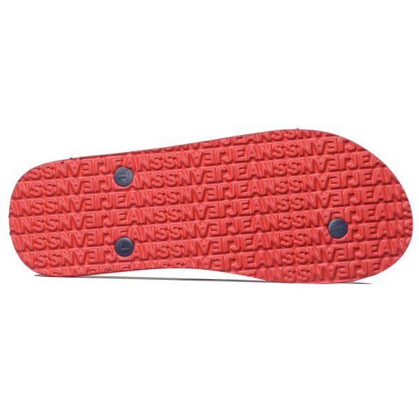 Tommy Hilfiger Mens Rubber Thong Beach Sandal EM0EM01000 C87 Twilight Navy