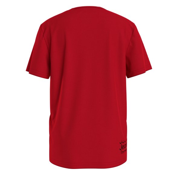 Calvin Klein Institutional Cut Off Logo T-Shirt IB0IB01216 XND Fierce Red
