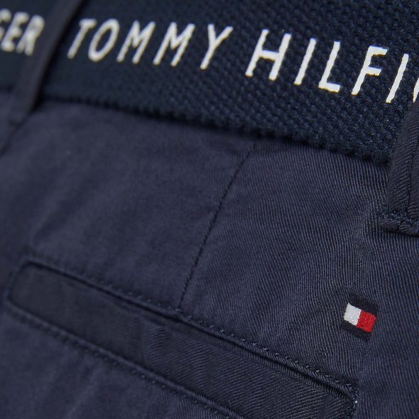 Tommy Hilfiger Kids Essential Belted Chino Short KB0KB07399 C87 Twilight Navy