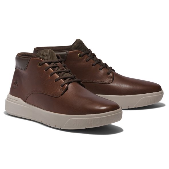 Timberland Seneca Bay Chukka A5UVN 201 Md Brown Full Grain