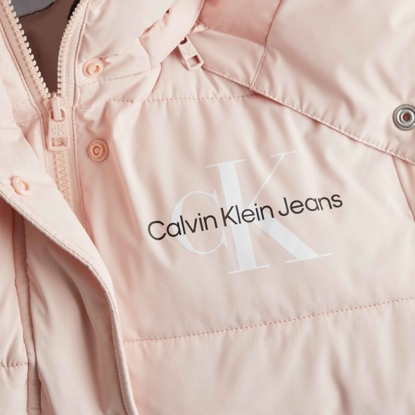 Calvin Klein Recycled Polyester Puffer Jacket J20J219007 TKY Pink
