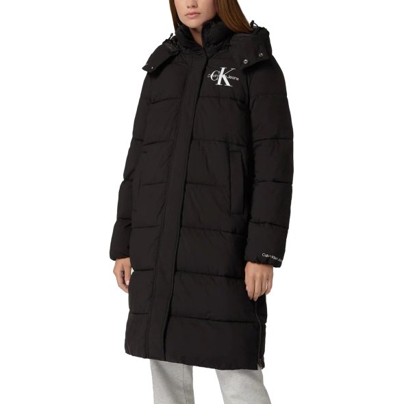 Calvin Klein Monologo Mw Long Puffer J20J219817 BEH Black