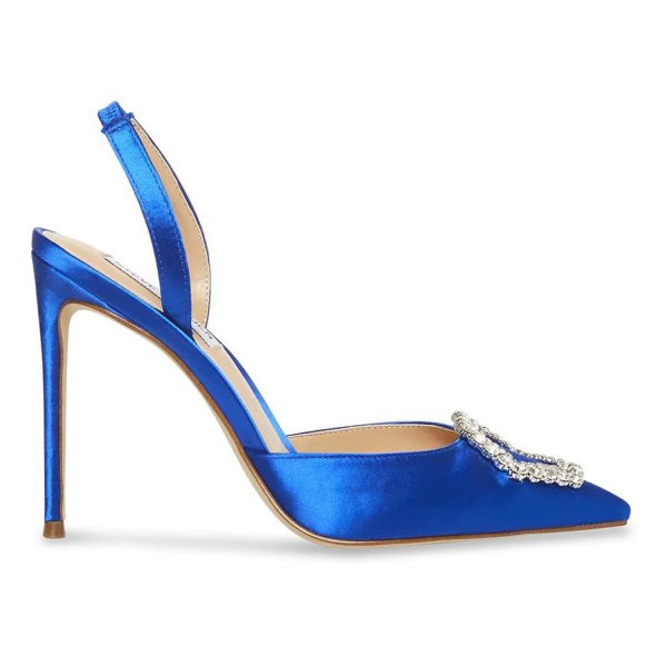 STEVE MADDEN Vionnet Sandal SM11001965-04003-006 Blue Satin