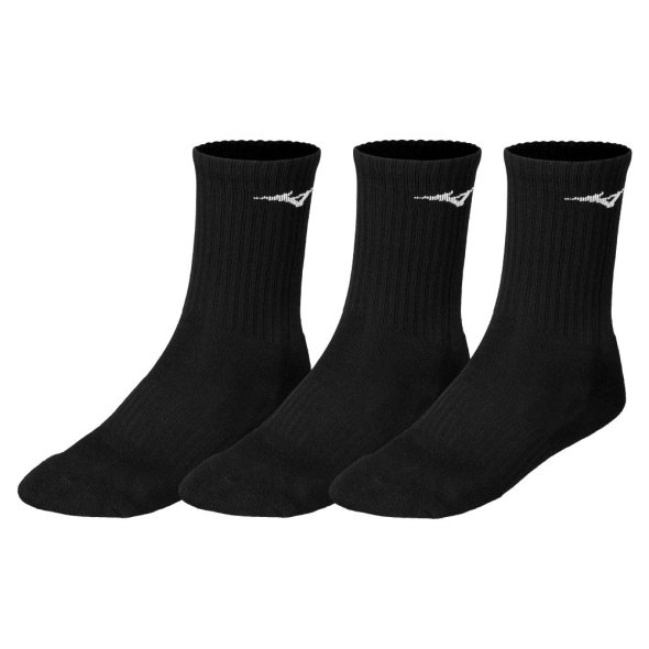 Mizuno 3Pairs Training Socks 32GX2505 09 Black