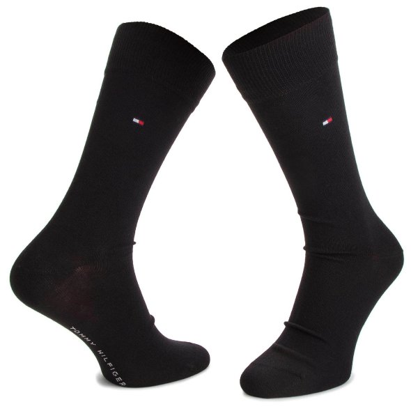 Ανδρικές Κάλτσες Tommy Hilfiger 342021001 200 Black (2 Ζεύγη)