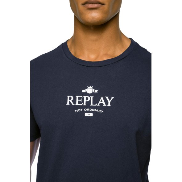 Replay Ανδρικό T-Shirt M3491.000.2266G.082 Navy (Μπλε)