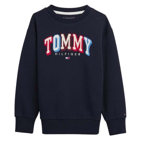 Tommy Hilfiger Kids Fun Varsity Sweatshirt KB0KB07785 DW5 Desert Sky